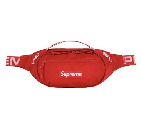 supreme waist bag fake ss18|supreme fanny pack real.